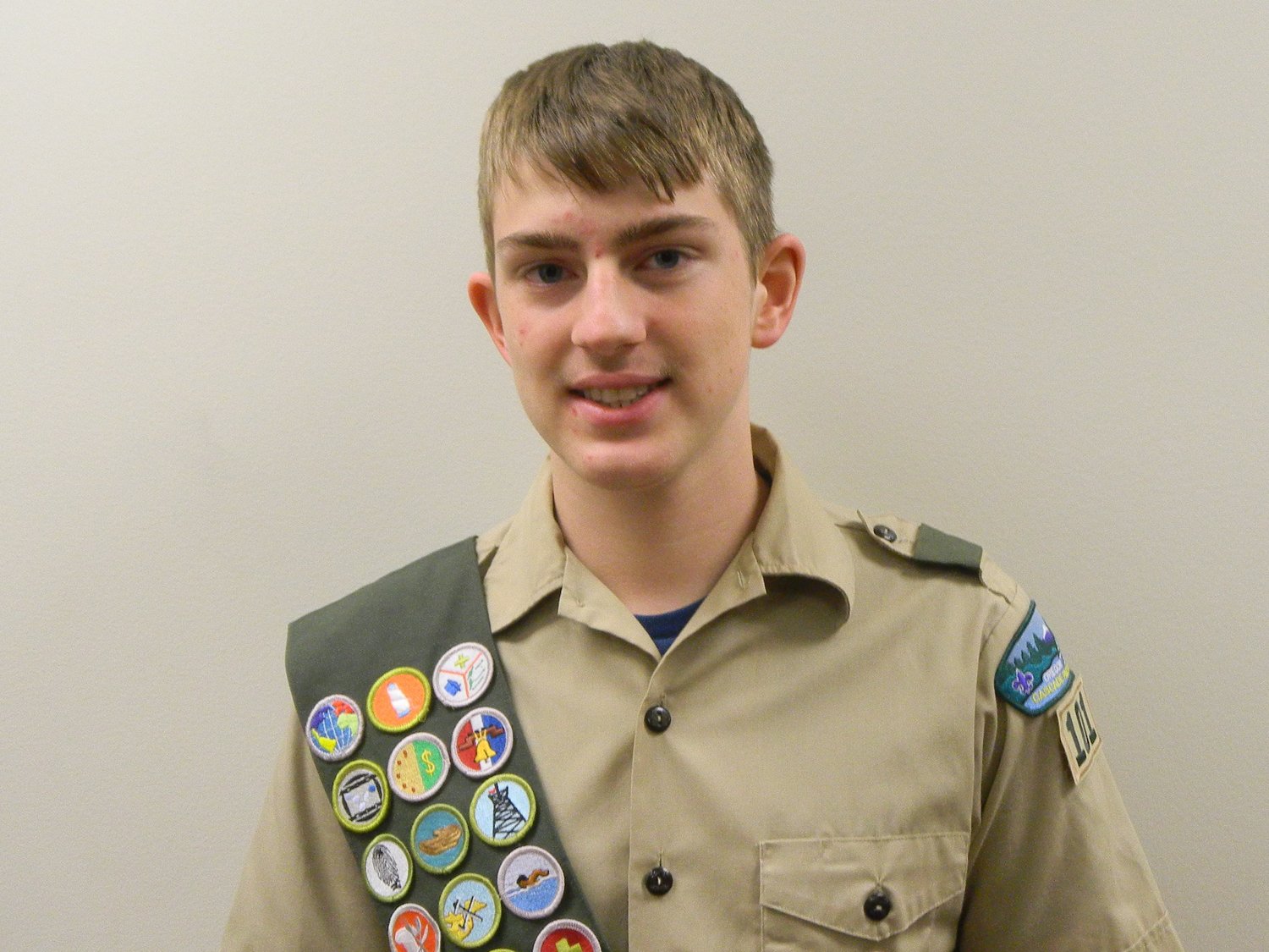 Jacob Brendan Connellof Boy Scout Troop 101 led a group of scouts and adult volunteers in making educational art kits for Gisenyi, Rwanda for a total of 49 hours of community service. Jacob, 15, is the son of Gregory and Shannon Connell. He is a sophomore at Union High School.