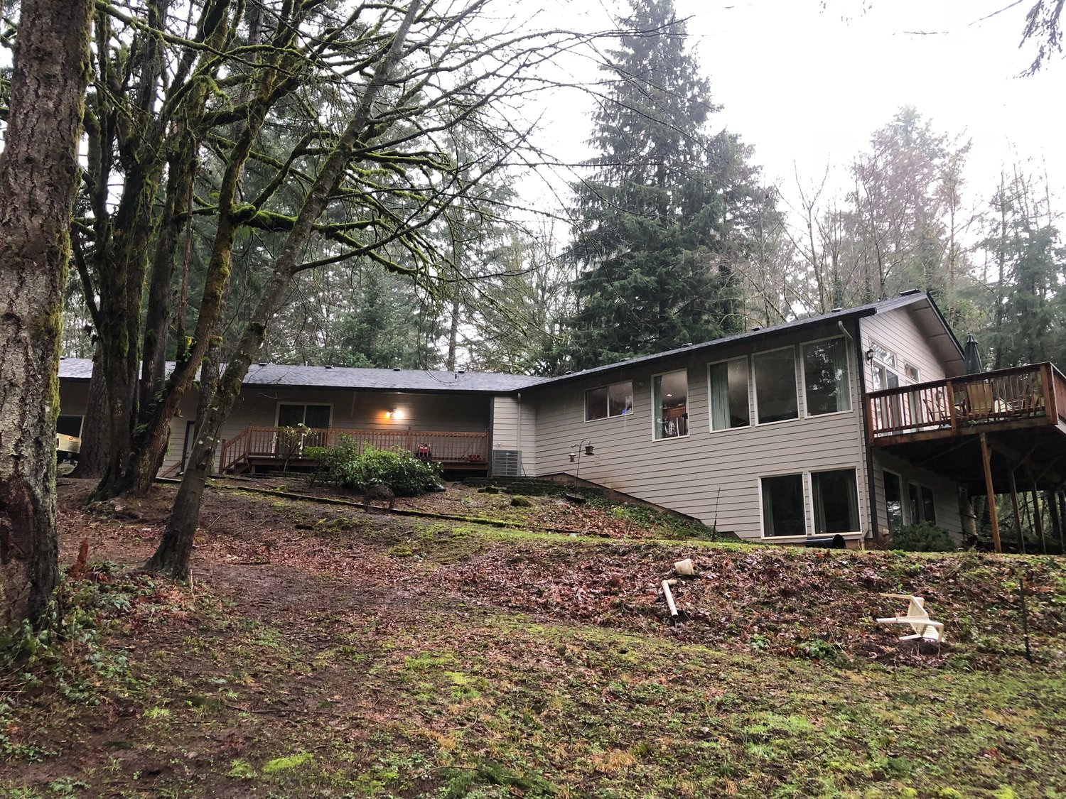 Marshall’s property is in the woods of La Center. Sam Etter said the contest was aimed at people who actually needed a new roof instead of just the general public.
