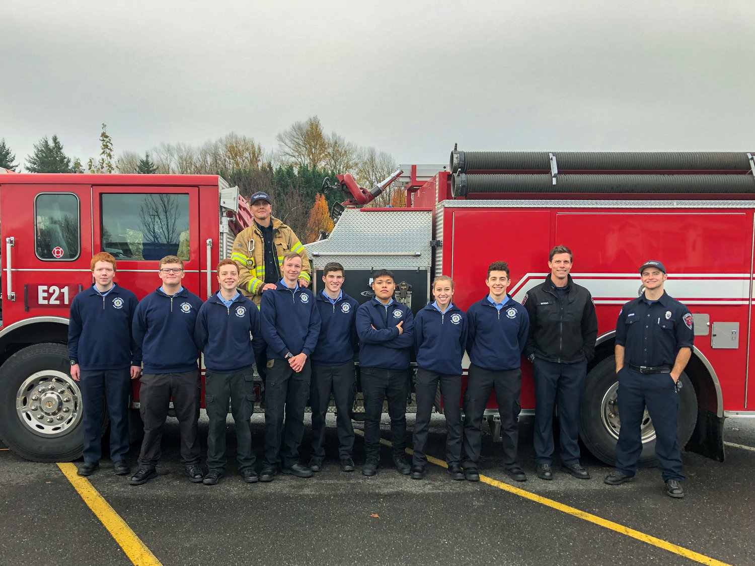 The Woodland Public Schools’ Family Community Resource Center partnered with Clark County Fire and Rescue for the 2019 coat drive.