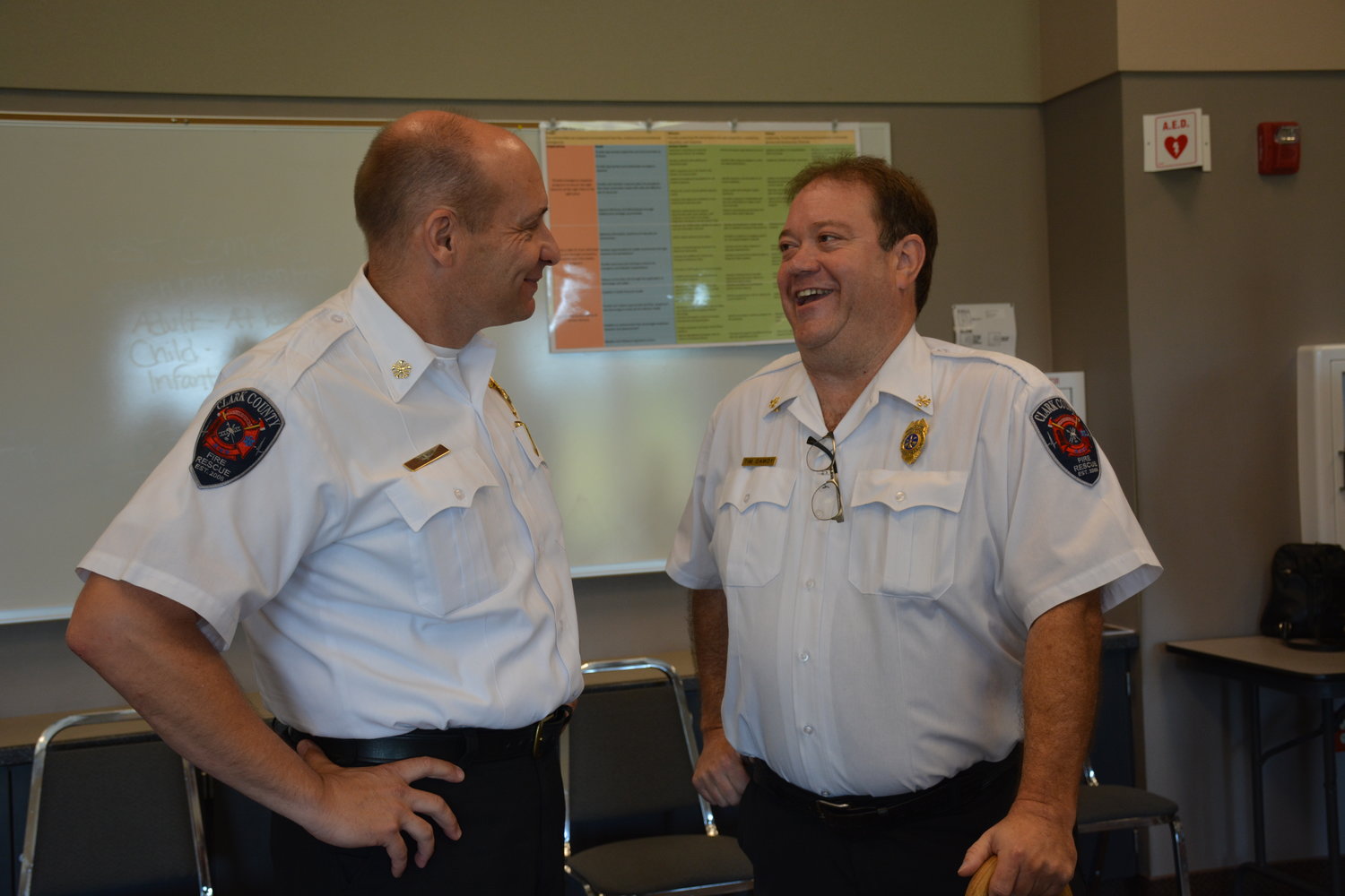 Fire division chief hangs up his helmet