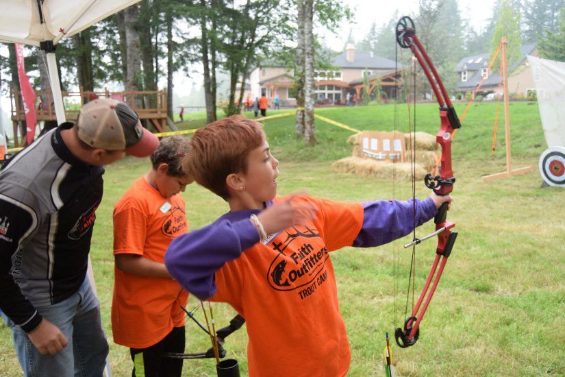 Archery will be an available activity during Trout Camp.