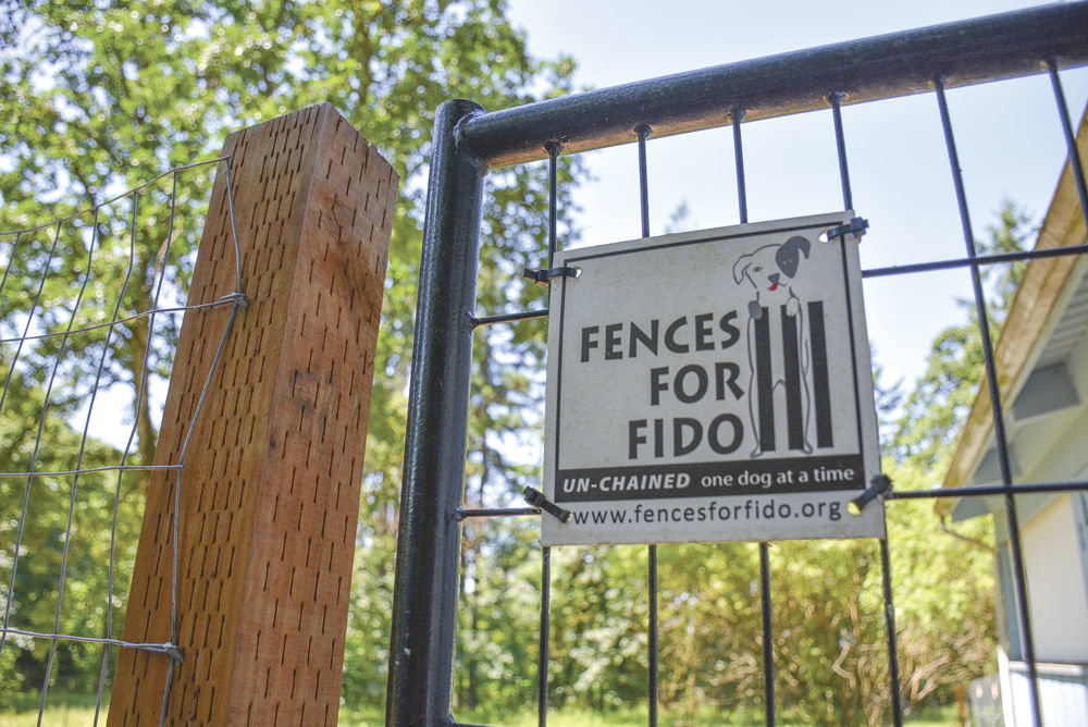 FENCES FOR FIDO, a Portland-based, volunteer-run nonprofit that builds fences so dogs that were chained outside most of the day can have a fenced area for running and playing. The group has unchained more than 1,000 dogs throughout Oregon and Washington, including dozens of Clark County dogs.