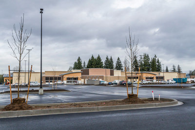 CONSTRUCTION HAS BEEN ongoing on the new Battle Ground Walmart store, which is slated to open late this spring. The Battle Ground Walmart will hire for approximately 300 jobs and applications are now being accepted Mon.-Fri., 8 a.m.-7 p.m. and Sat., 8 a.m.-4 p.m., at 1808 SW 9th Ave., Suite 101, Battle Ground. Photo by Mike Schultz