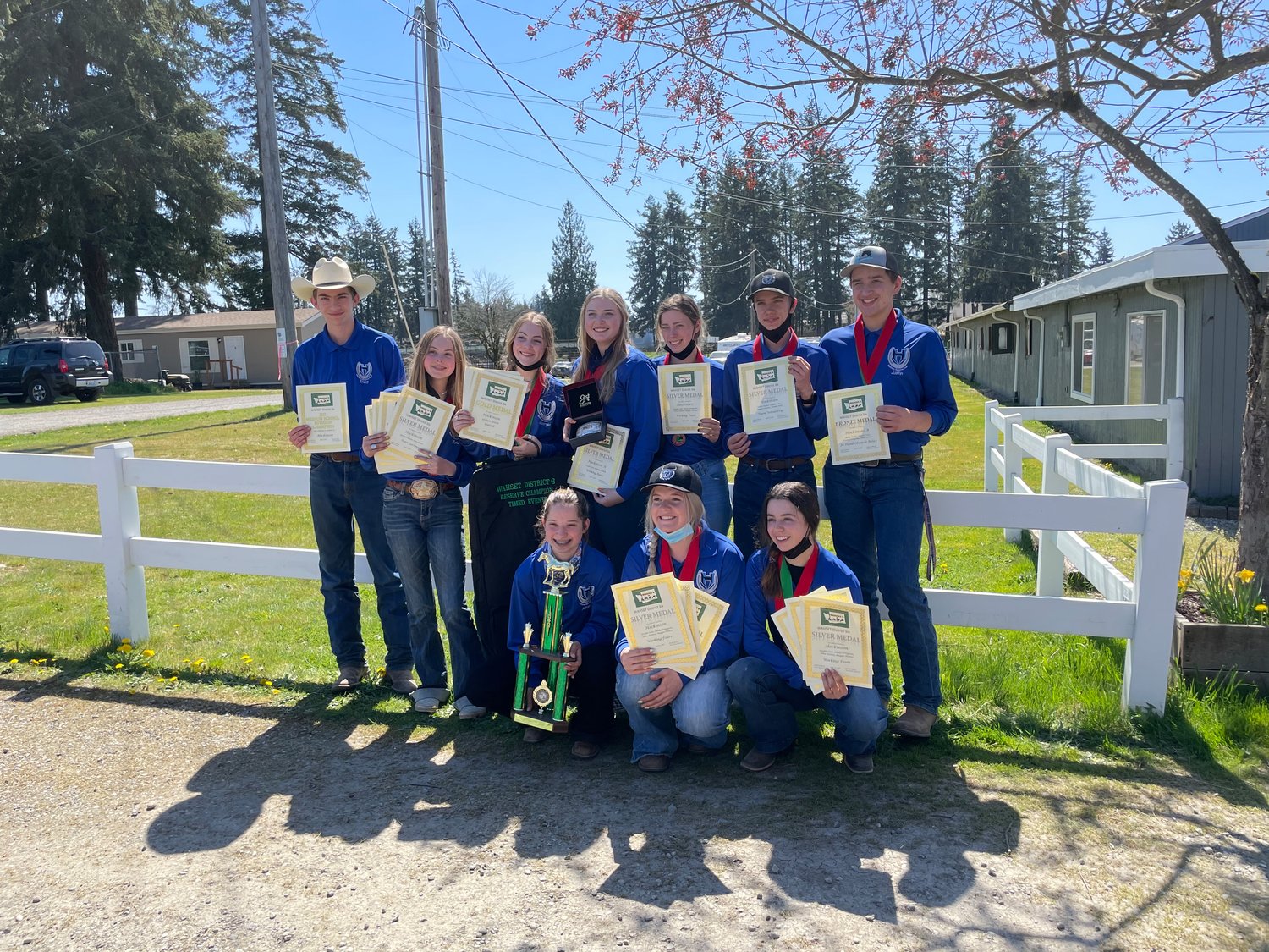 The Washington High School Equestrian Team at Hockinson High School ended their season with a multitude of medals and state qualifiers.