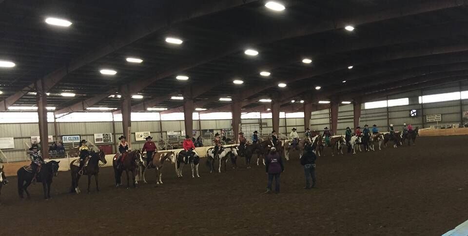 The Winter Woolies show is taking place at the Clark County Fairgrounds. However, no spectators are allowed this year due to health and safety precautions.