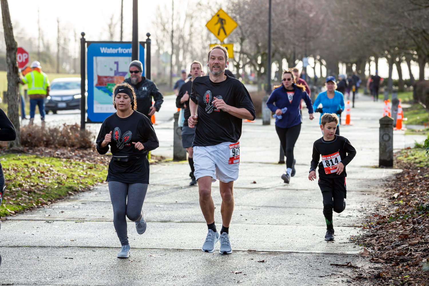 Families and competitive runners alike can participate in the upcoming Race for Warmth. Photo from previous race.