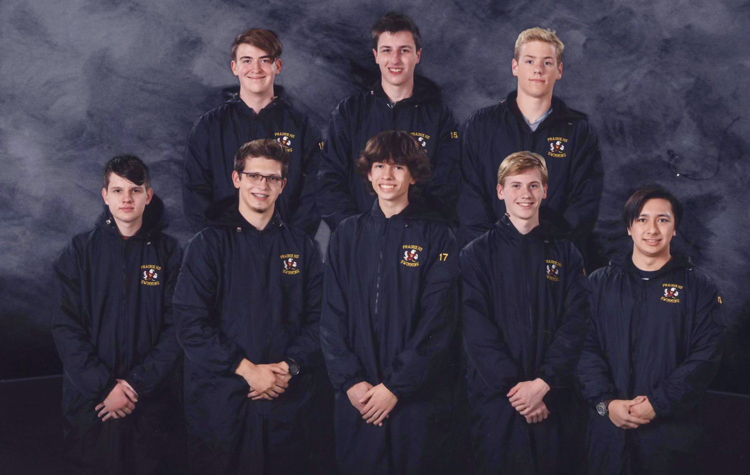 The Prairie High School swim team.