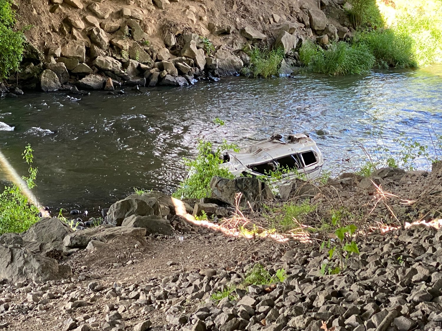 An SUV carrying 10 teenagers from Prairie High School spun off the road and rolled multiple times near 117th Street in Salmon Creek on May 19.