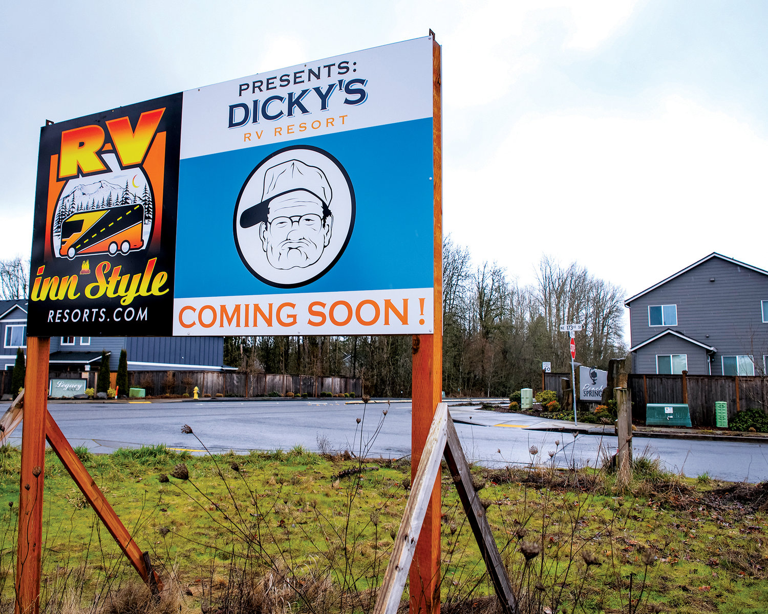 RV inn Style broke ground on their upcoming Dicky's RV Resort at the intersection of Northeast 15th Avenue and Northeast 173rd Street near the Clark County Fairgrounds on Tuesday, Feb. 28.
