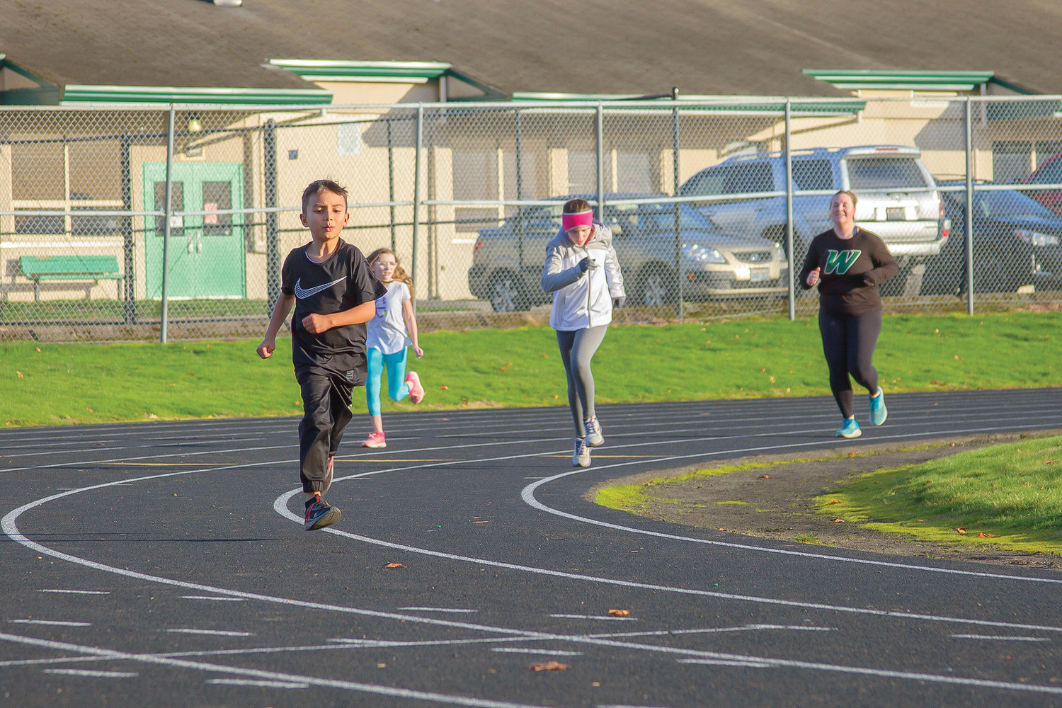 Woodland Middle School’s running club is one of the school’s only clubs which caters to all four grade levels at the school.