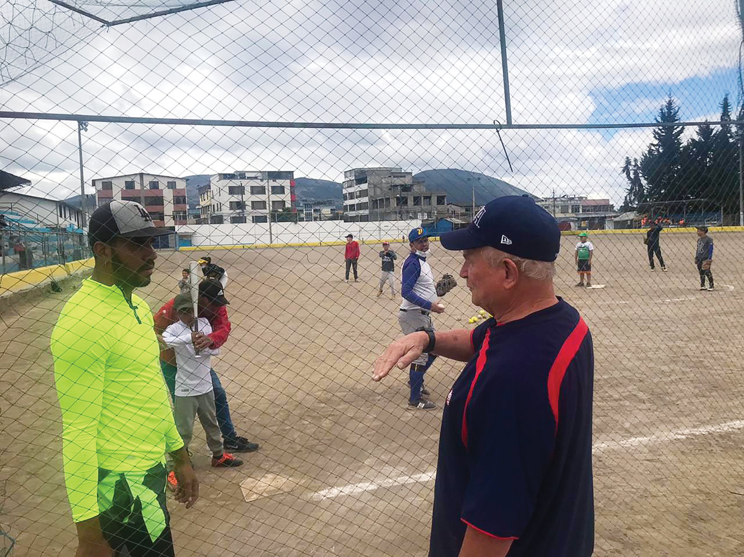 Don Freeman takes part in a three-hour long training session in Quito, Ecuador earlier this year.