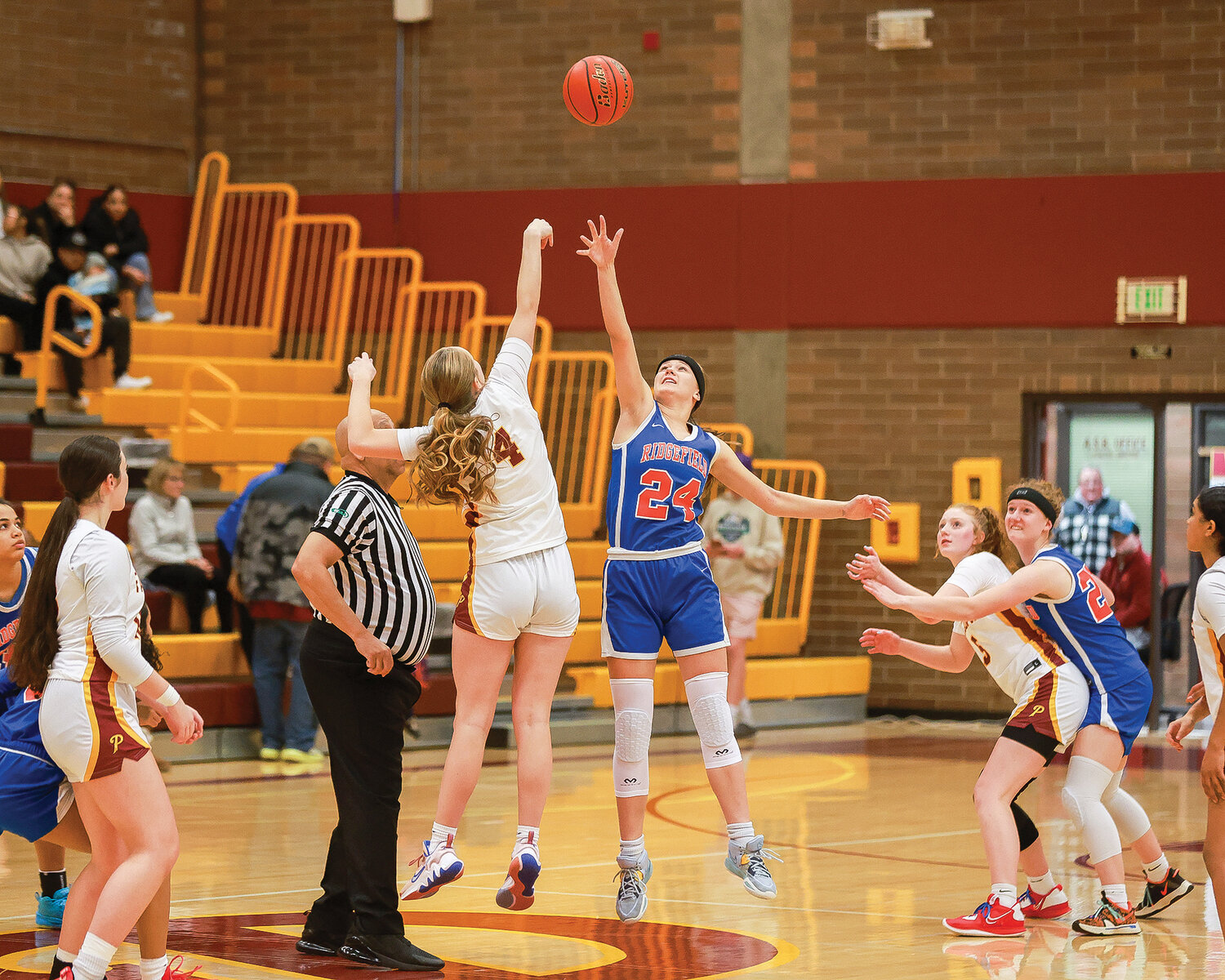 The opening tip kicks off the season for both Prairie High School and Ridgefield High School's girls basketball programs on Wednesday, Nov. 29.